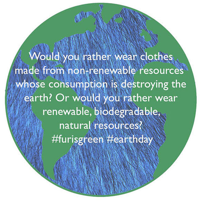 fur in the news, earth day, fur is green, renewable, fur coat