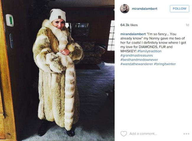 fur coat, michelle lambert, vintage fur, celebrities in fur, fur in the news