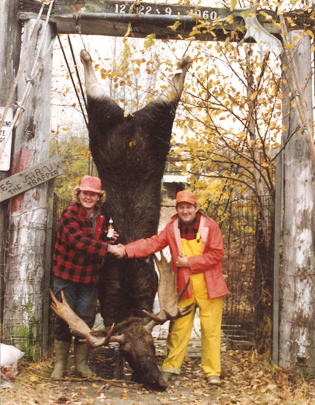 Alcide Giroux, Ontario, moose