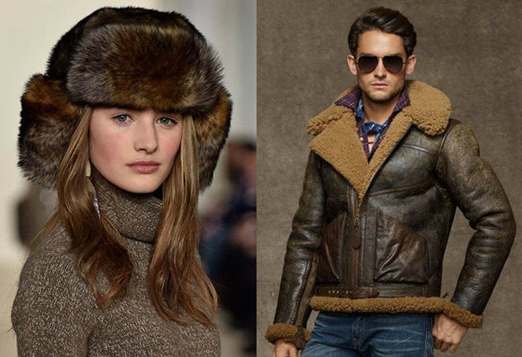 Sheepskin shunned as real men revel in fur