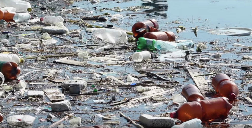 non-biodegradable plastics pollute our waterways