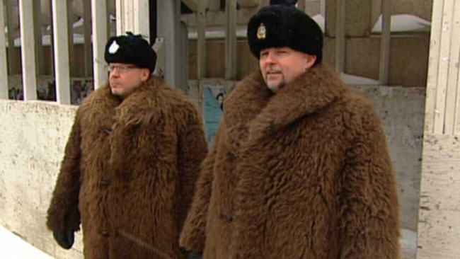 fur coats made from buffalo