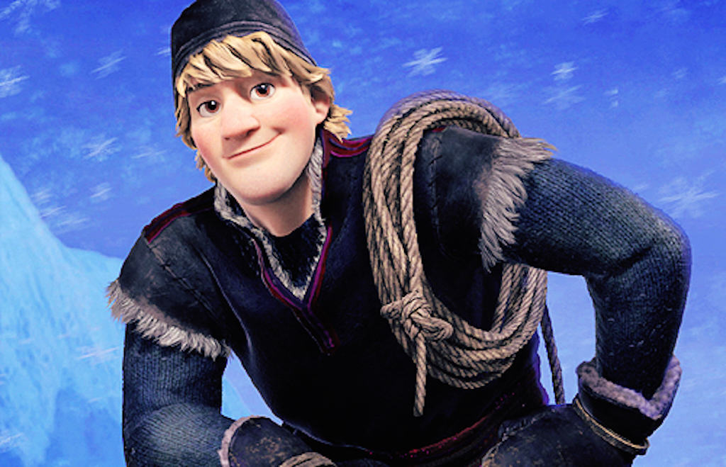 Frozen's Kristoff in cartoon fur
