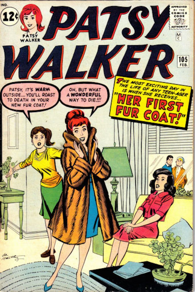 patsy walker in cartoon fur