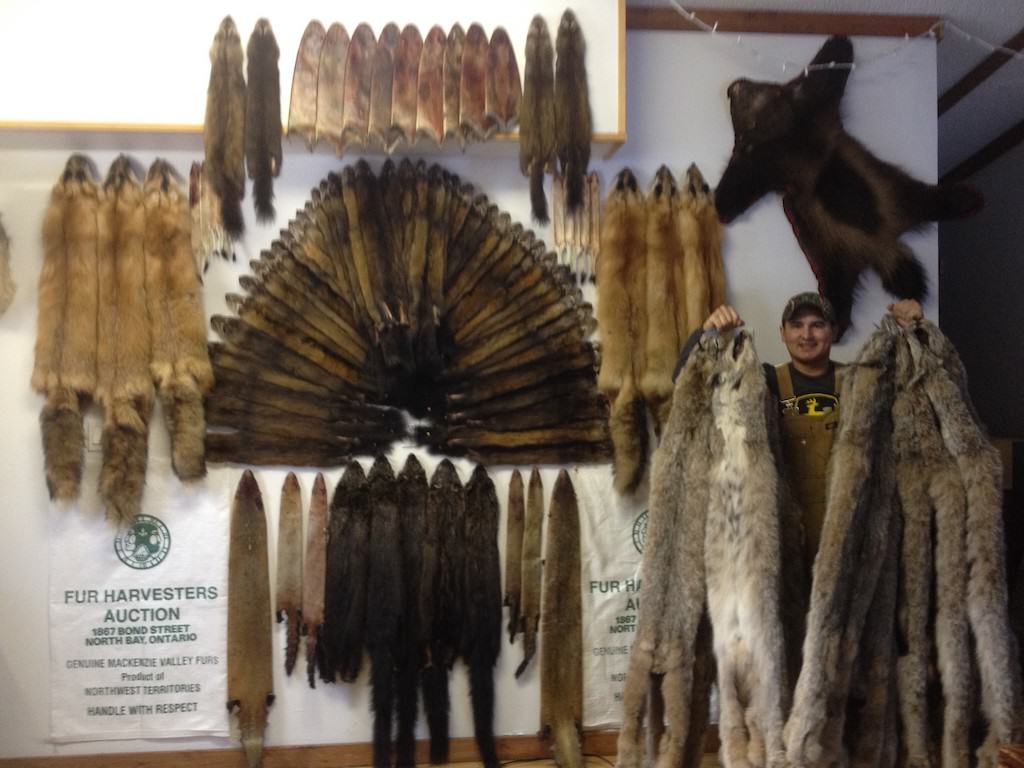 Robert Grandjambe and pelts