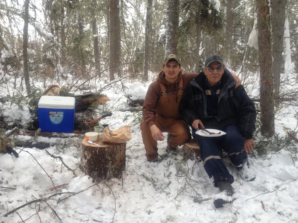 Robert Grandjambe and grandfather