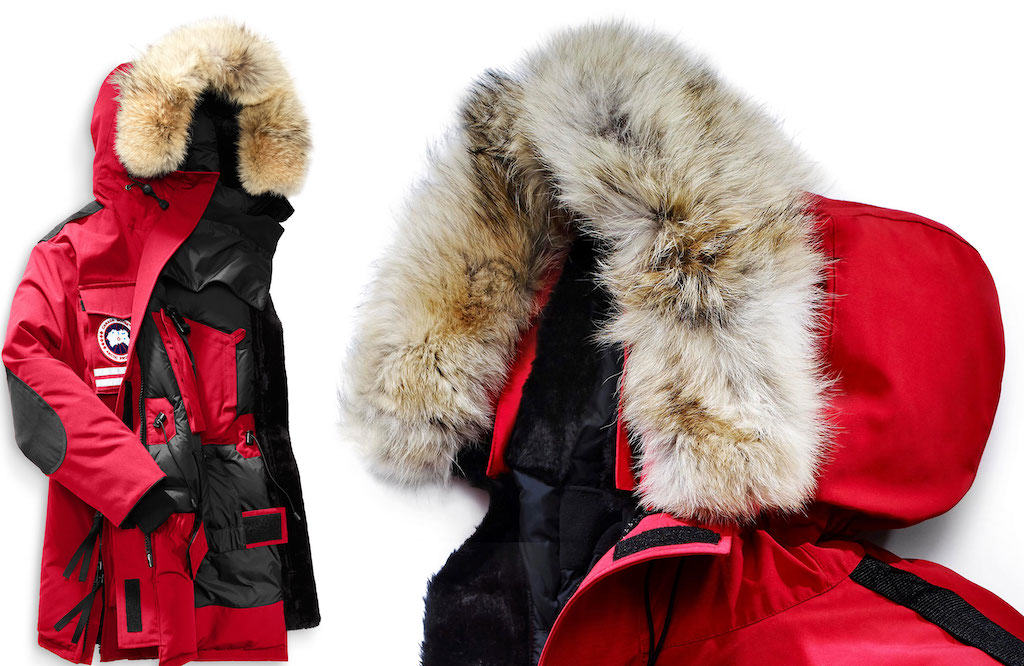 fur-trimmed parkas from Canada Goose