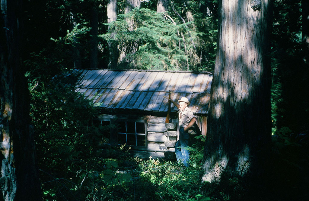 Greasy Bill's cabin and Ed Kania