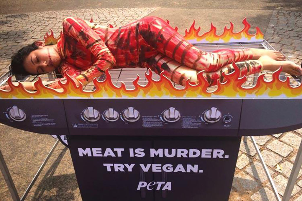 animal rightists say meat is murder