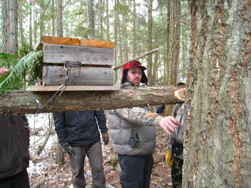 BC Trappers Traing Program in the field