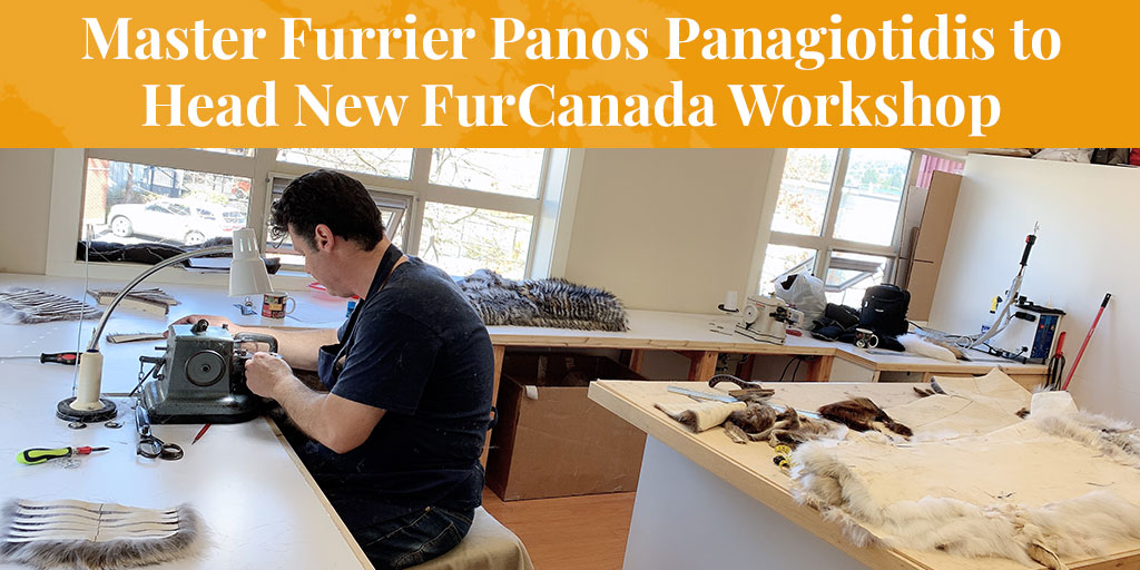 Panos Panagiotidis sewing fur